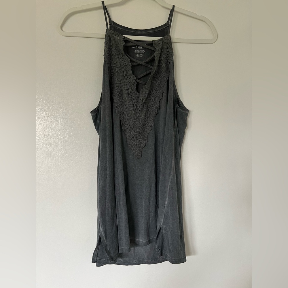 American Eagle Outfitters Soft & Sexy Lace Up Tank
